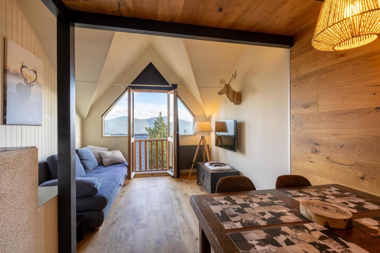 Apartamento Le Cerf - Duplex Avec Superbe Vue Montagne Les Angles  Exterior foto